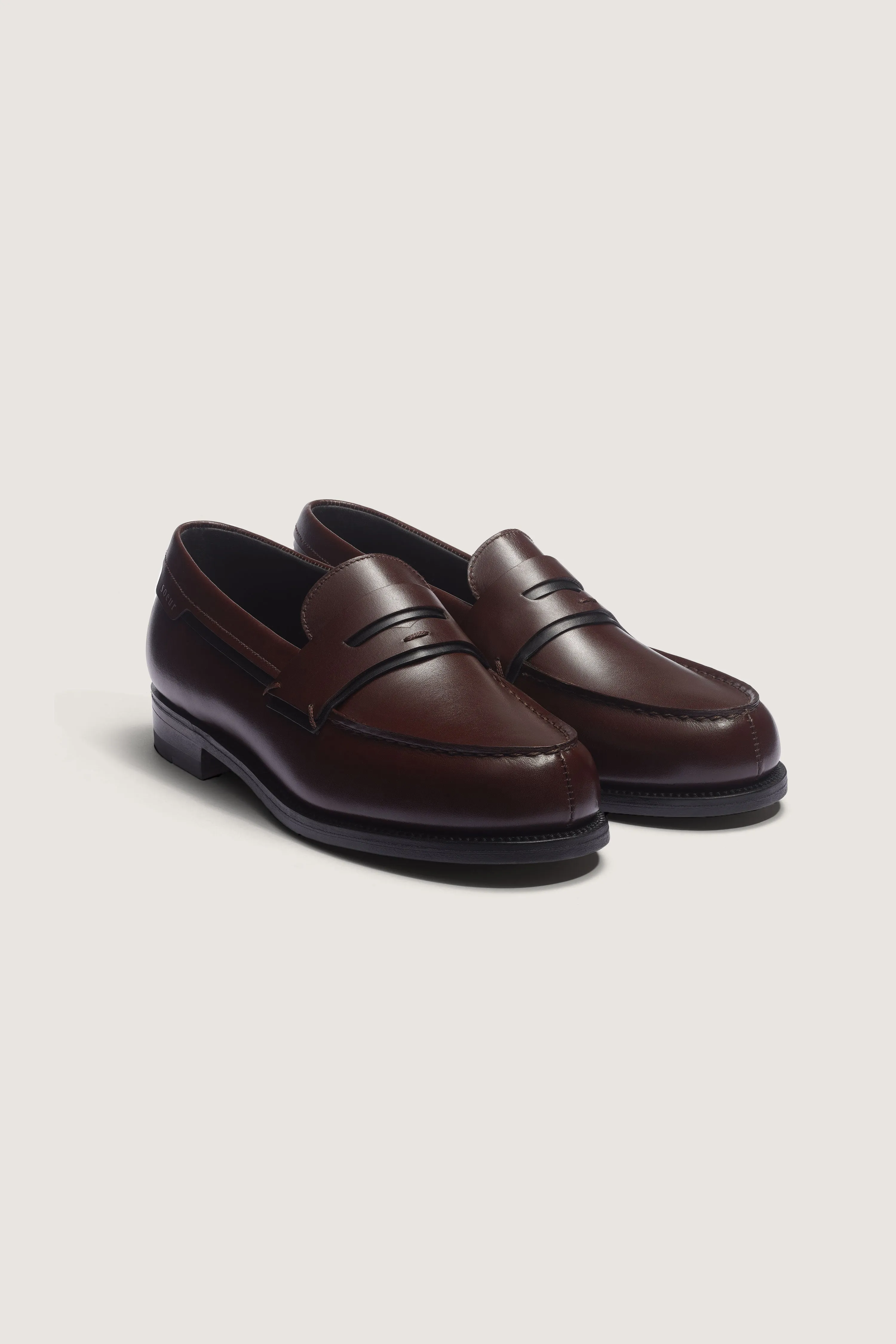 180 BROWN LOAFERS J.M. WESTON & SOEUR