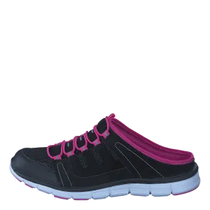 435-1309 Comfort Sock Black/Fuchsia