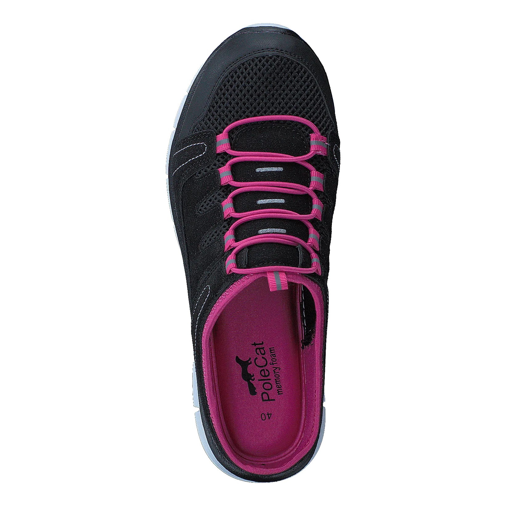 435-1309 Comfort Sock Black/Fuchsia