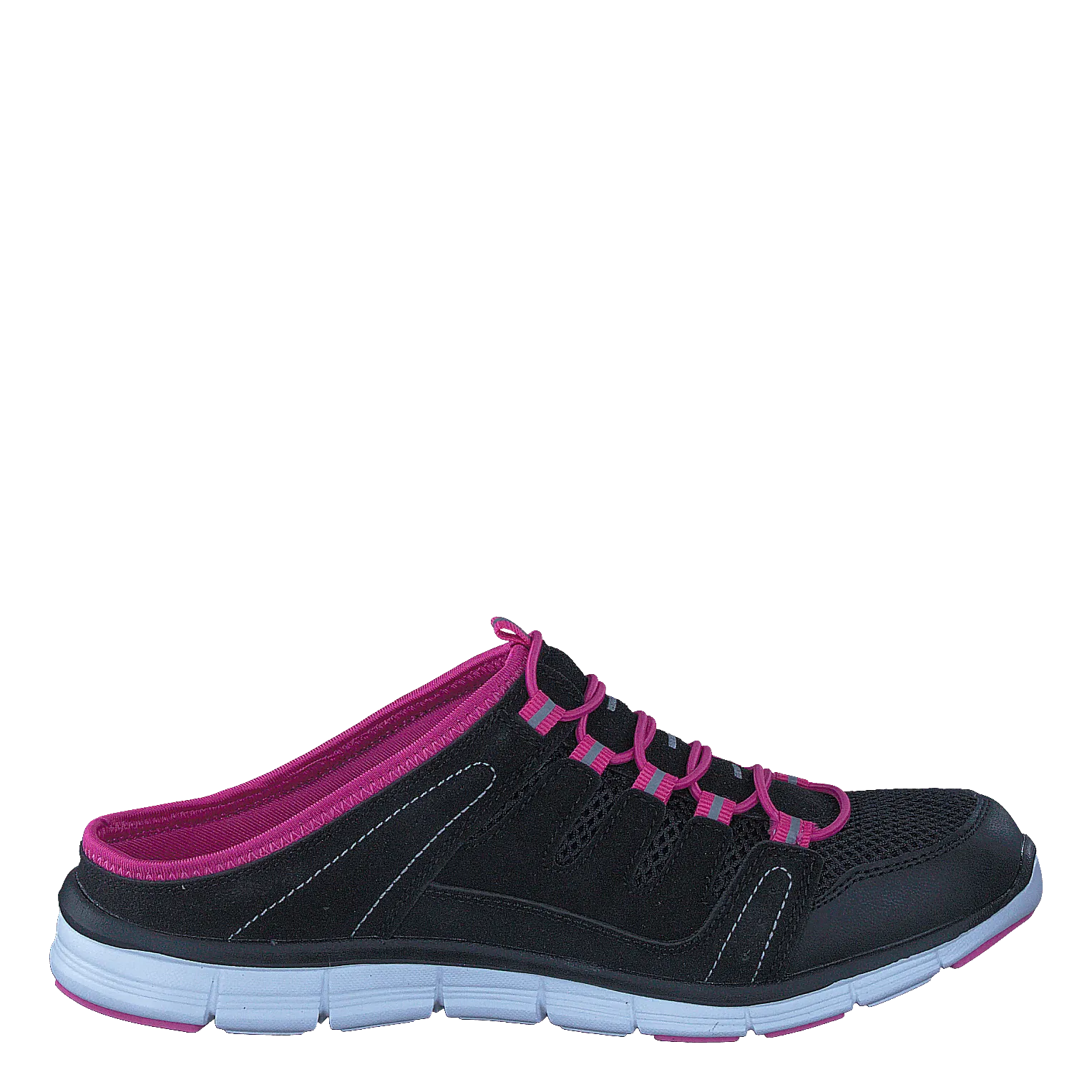 435-1309 Comfort Sock Black/Fuchsia