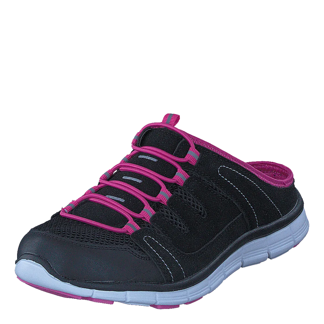 435-1309 Comfort Sock Black/Fuchsia