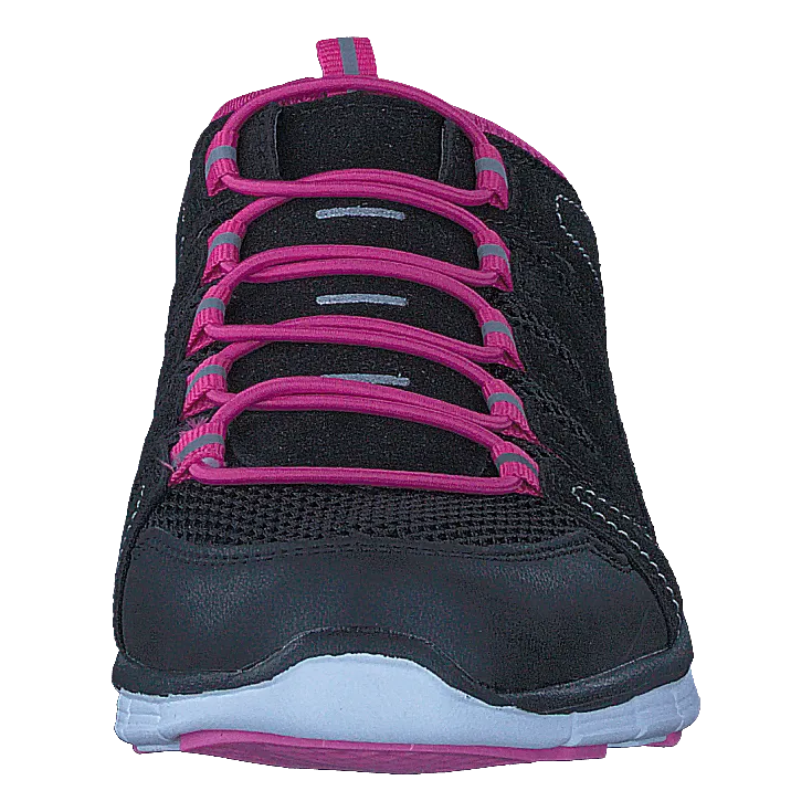 435-1309 Comfort Sock Black/Fuchsia