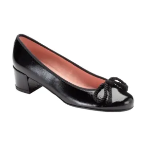 47552 - Black Patent Leather Heel for Teen/Women by Pretty Ballerinas