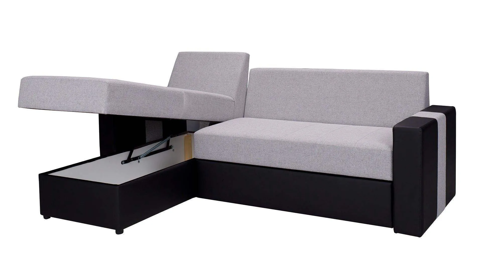 Adel Corner Sofa Bed Grey - Fast Delivery