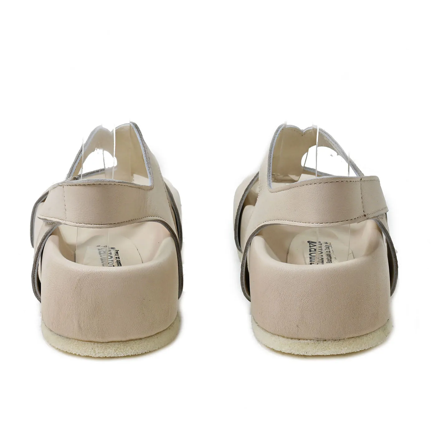 AIDA 03 - sandals leather CREAM