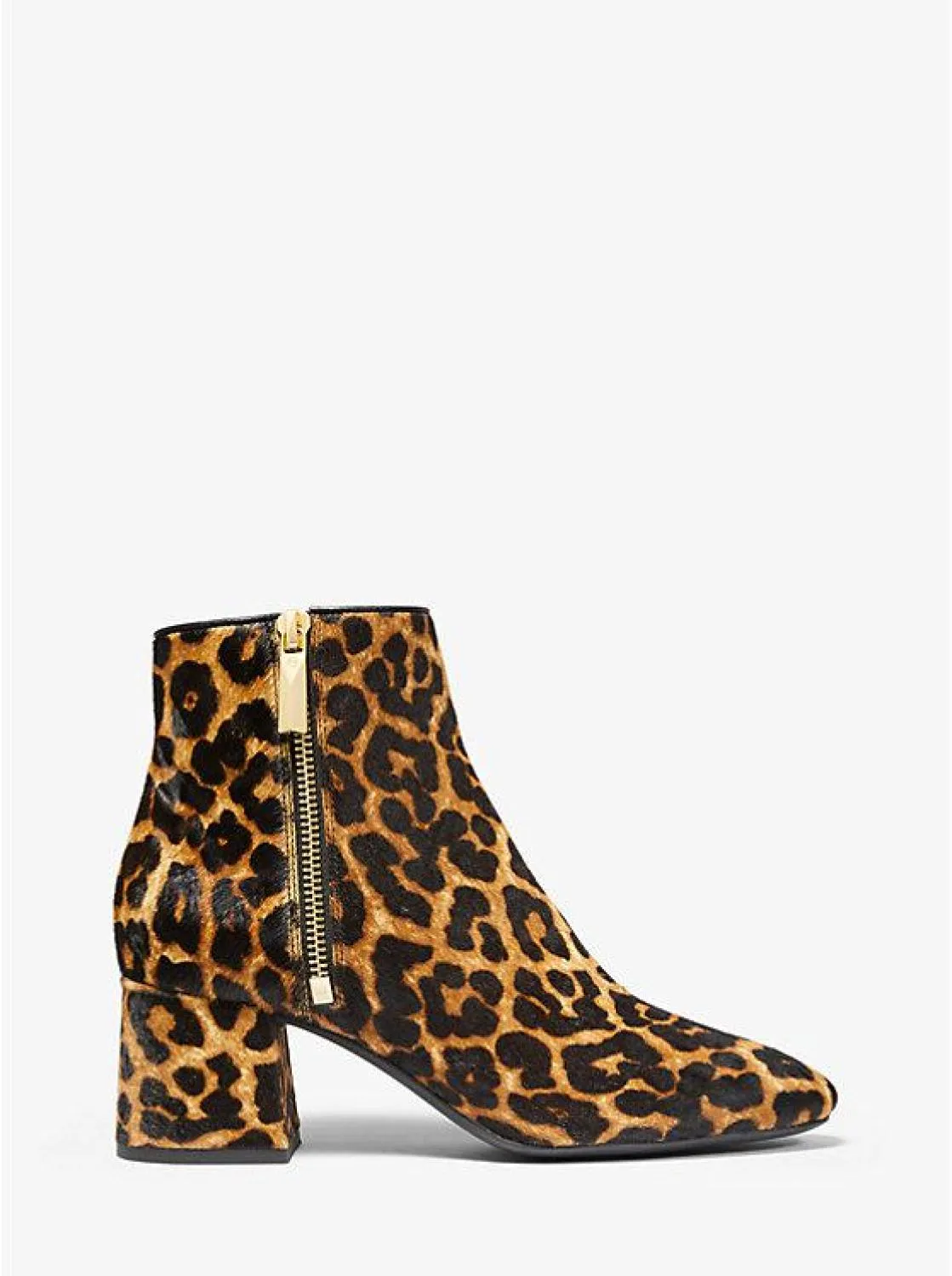 Alane Leopard Calf Hair Ankle Boot