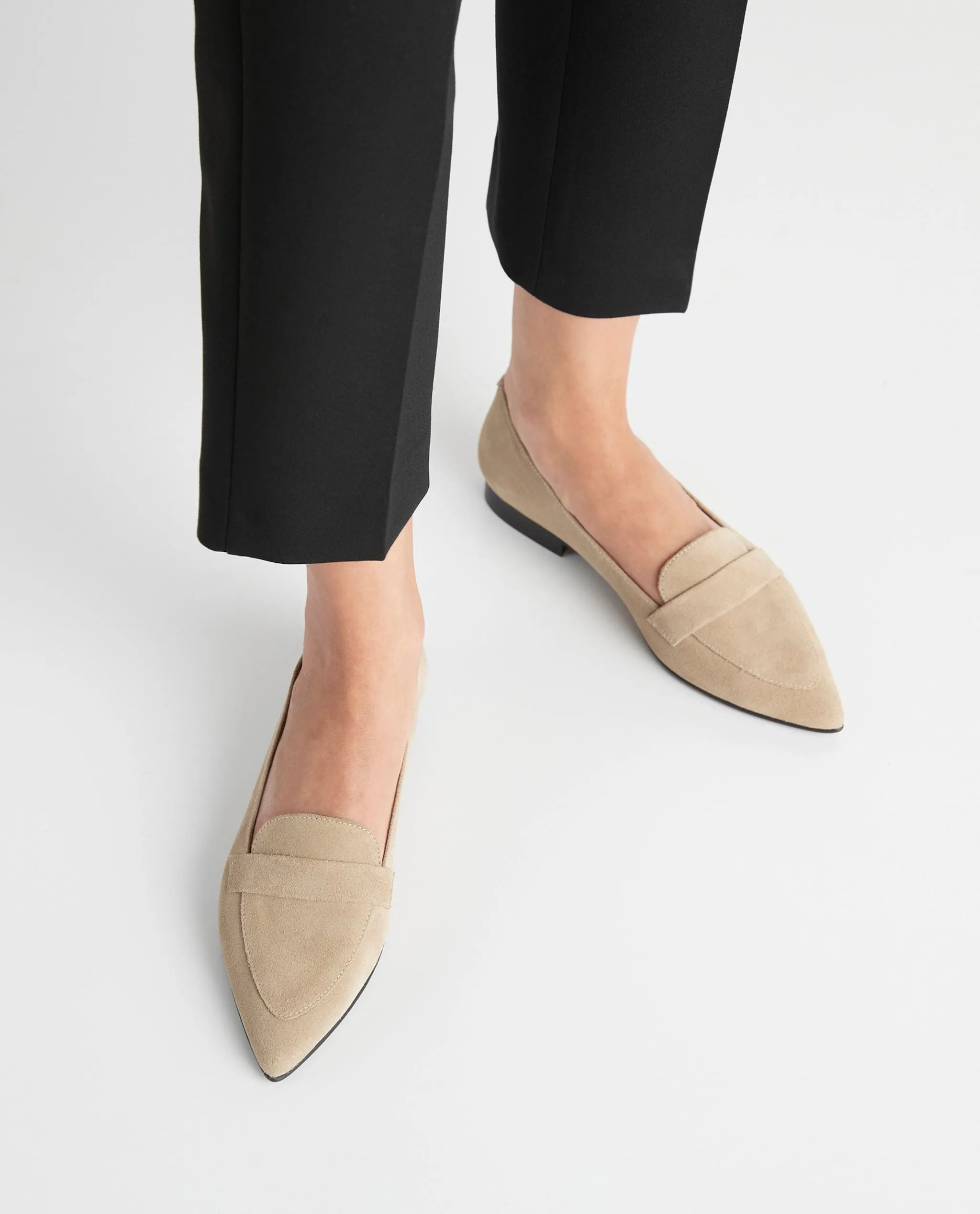 Alexandra Suede Sand Flats