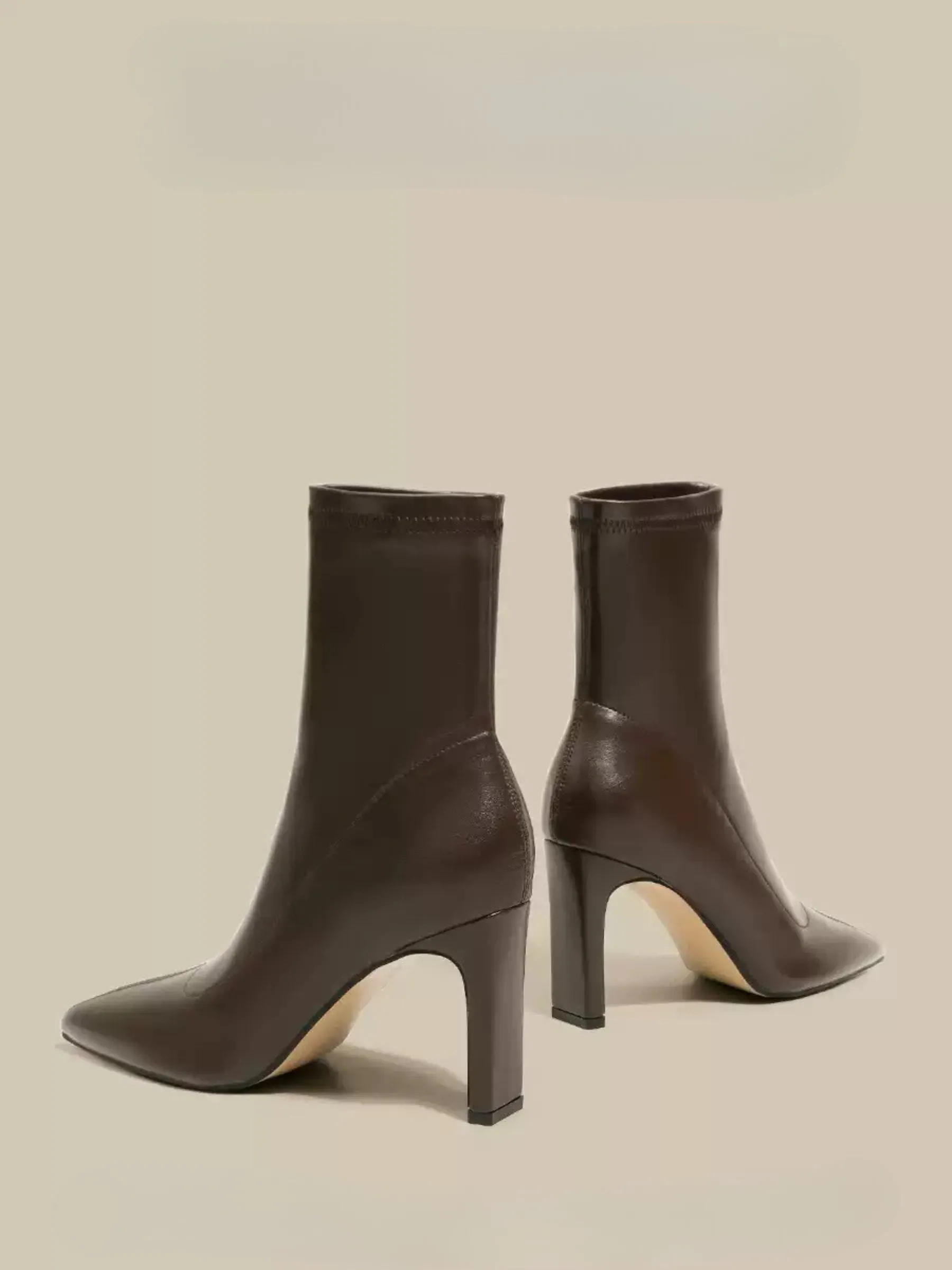 Armonie Leather Pointed Ankle Boot