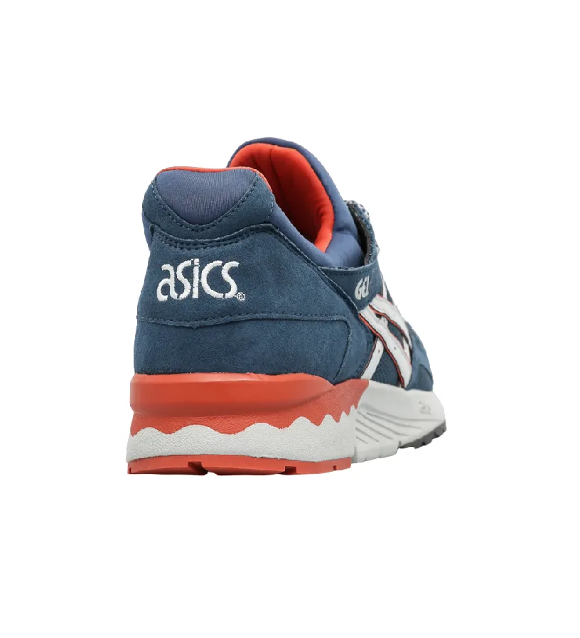 Asics scarpa sneakers da uomo Gel Lyte V H817L 8505 blu-grigio chiaro