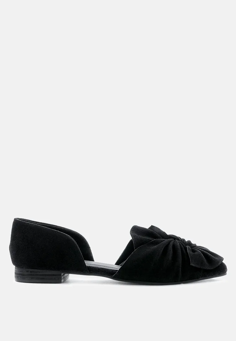 BAAKO Black Knotted Shoe