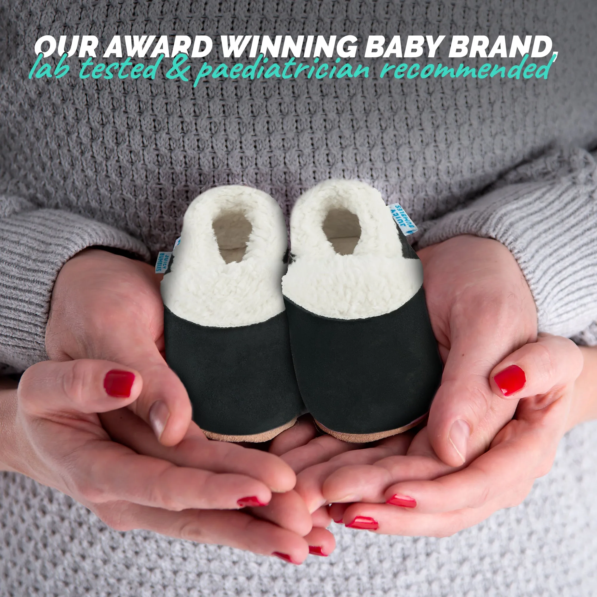 Baby Slippers - Black