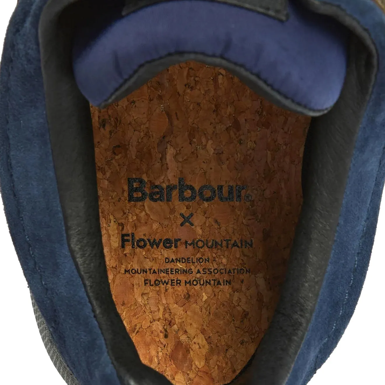 Barbour x Flower Mountain Mountain Back Country Trainer Navy / Olive