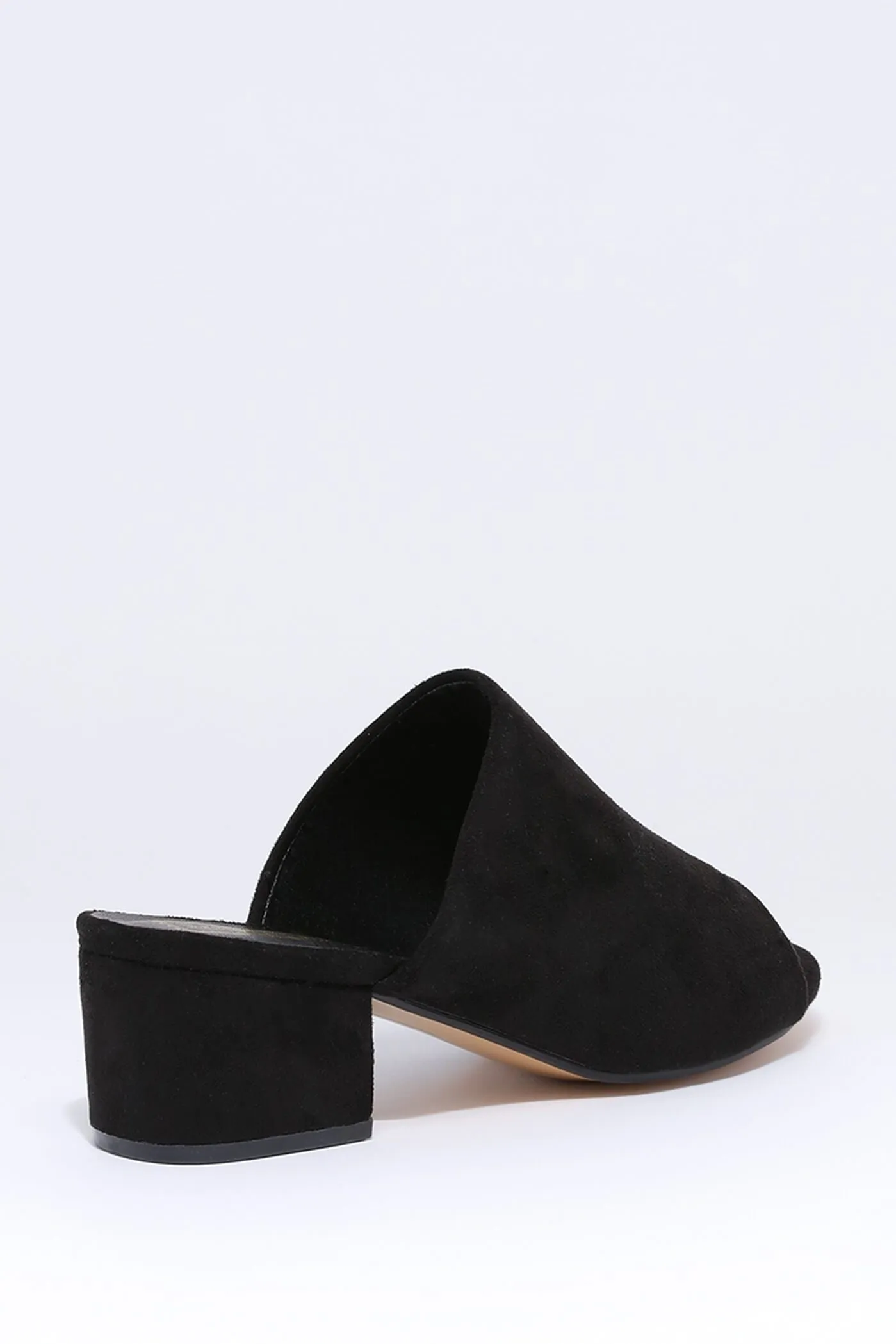 Black Block Heel Sandal