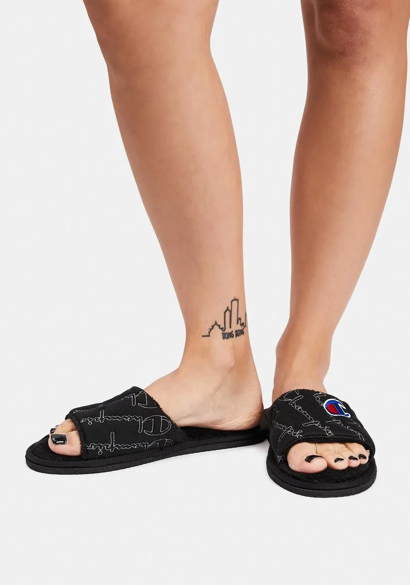 Black Hotel OT Slide Slippers