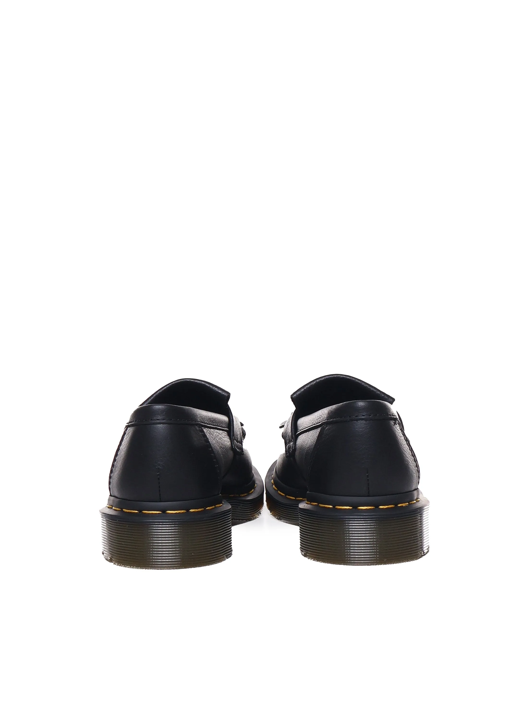 Black Moccasin Loafers with Tassels