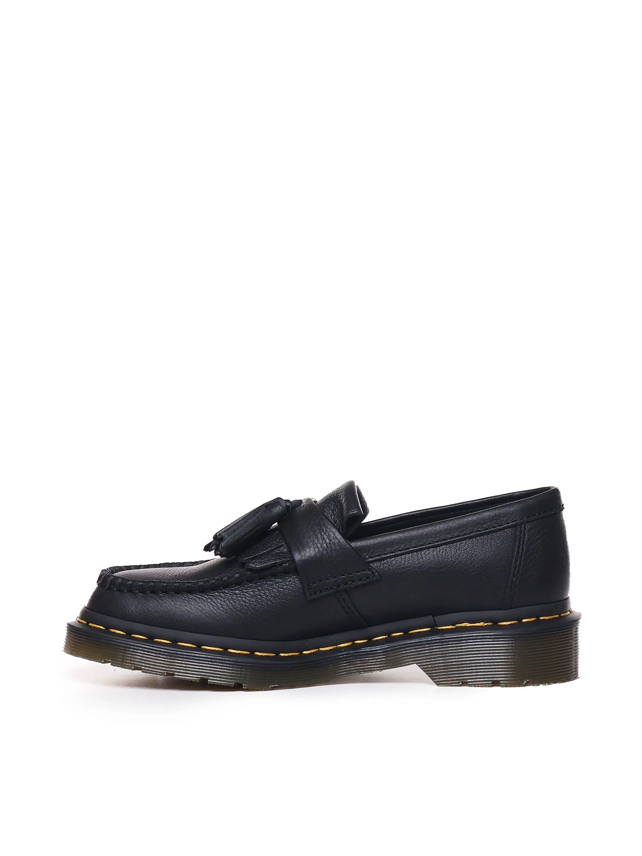 Black Moccasin Loafers with Tassels