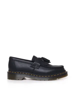 Black Moccasin Loafers with Tassels