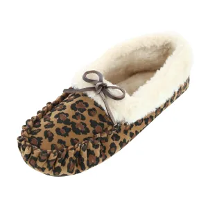 Blazin Roxx Women's Kate Leopard Print Moccasin Slipper