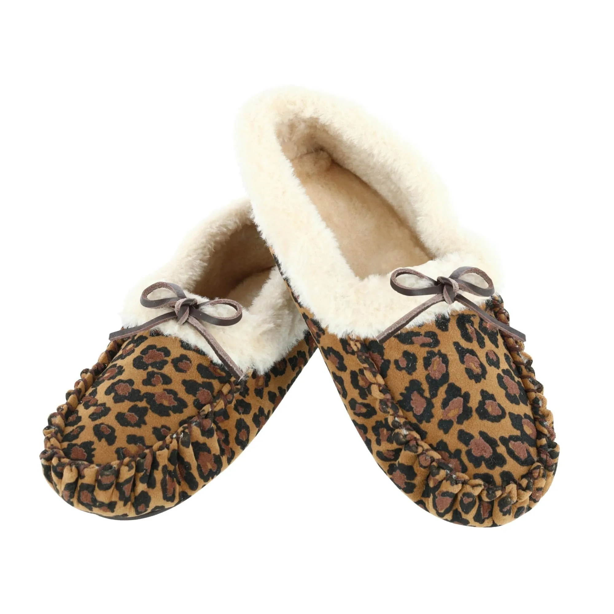 Blazin Roxx Women's Kate Leopard Print Moccasin Slipper