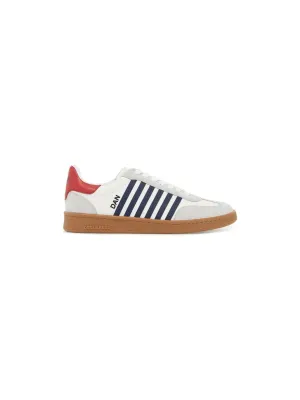 Boxer Striped Leather Sneakers