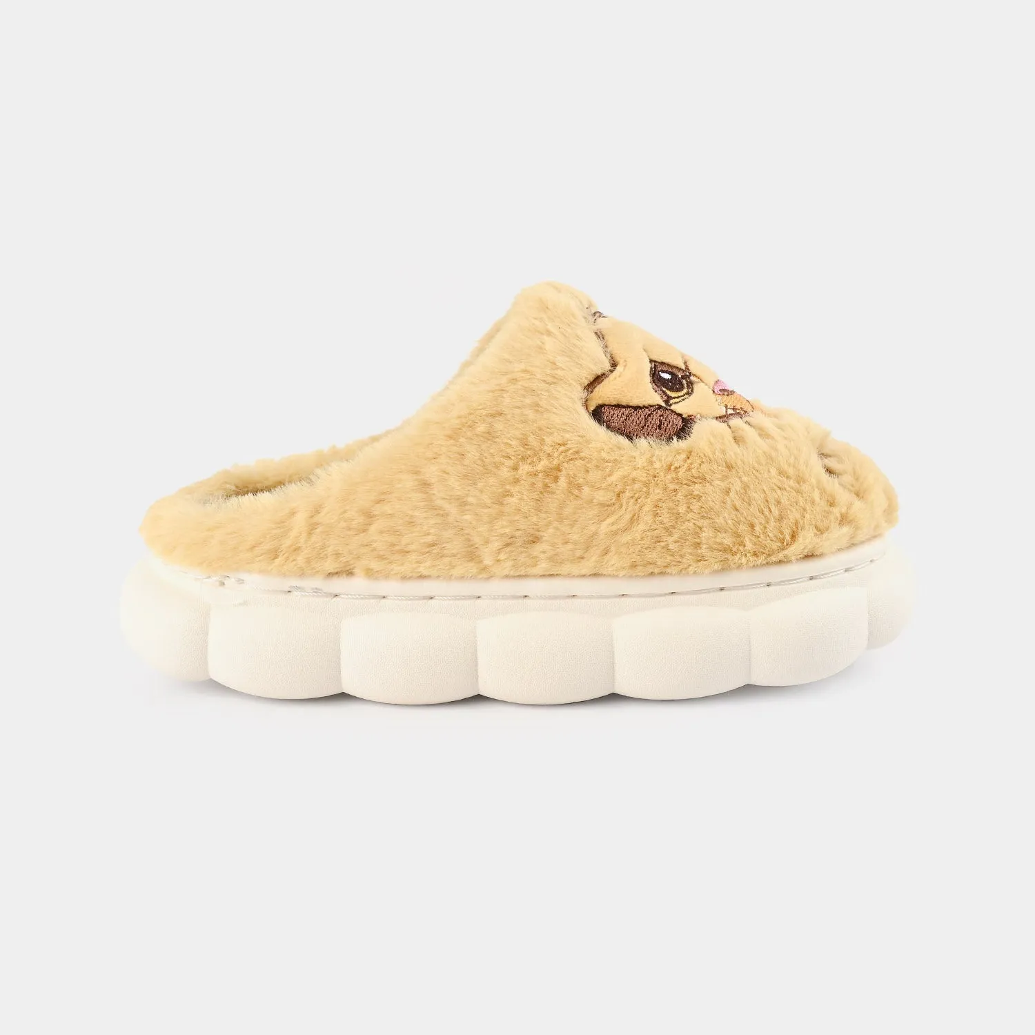 Boys Slipper Fur F4295-Yellow