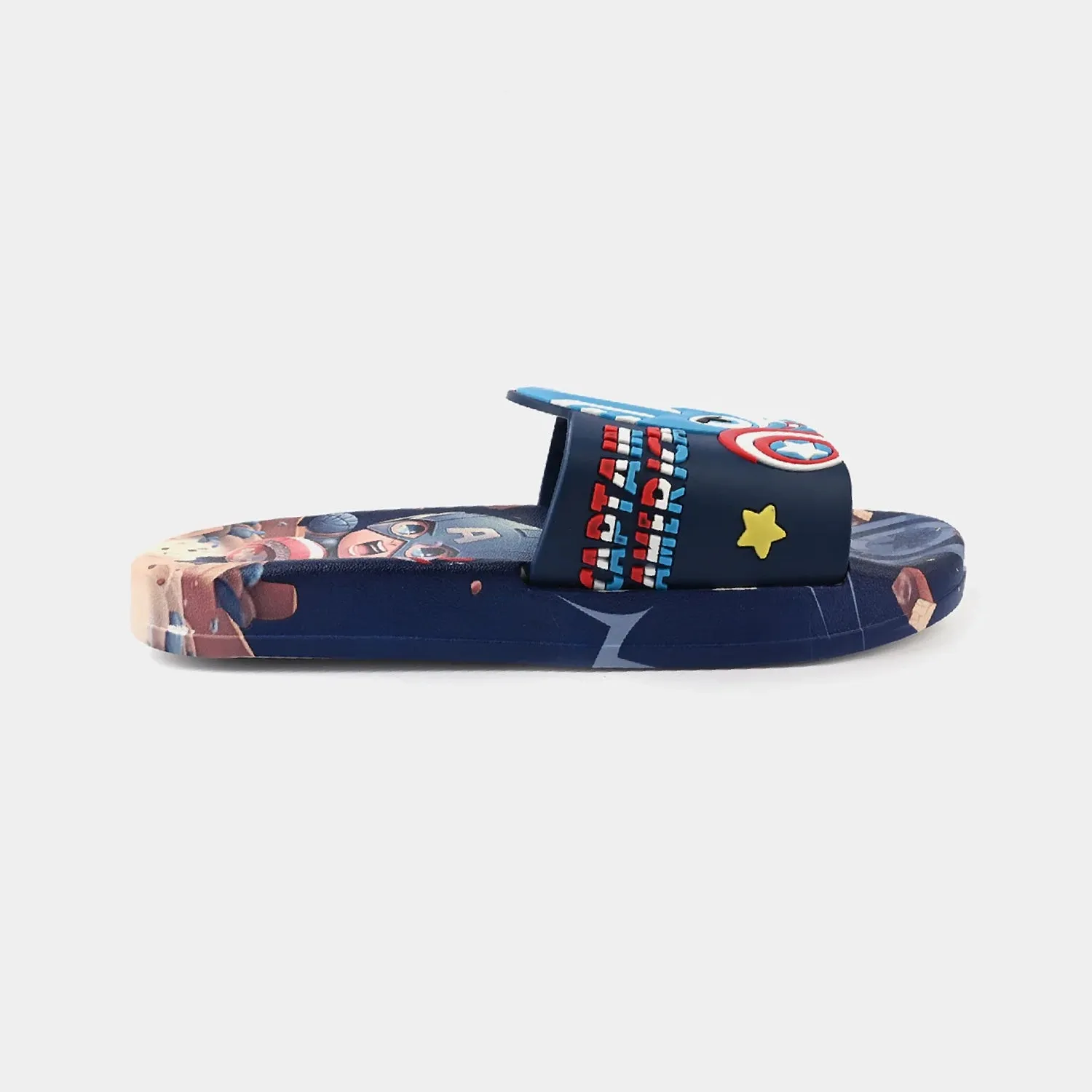 Boys Slippers 208-A9-NAVY