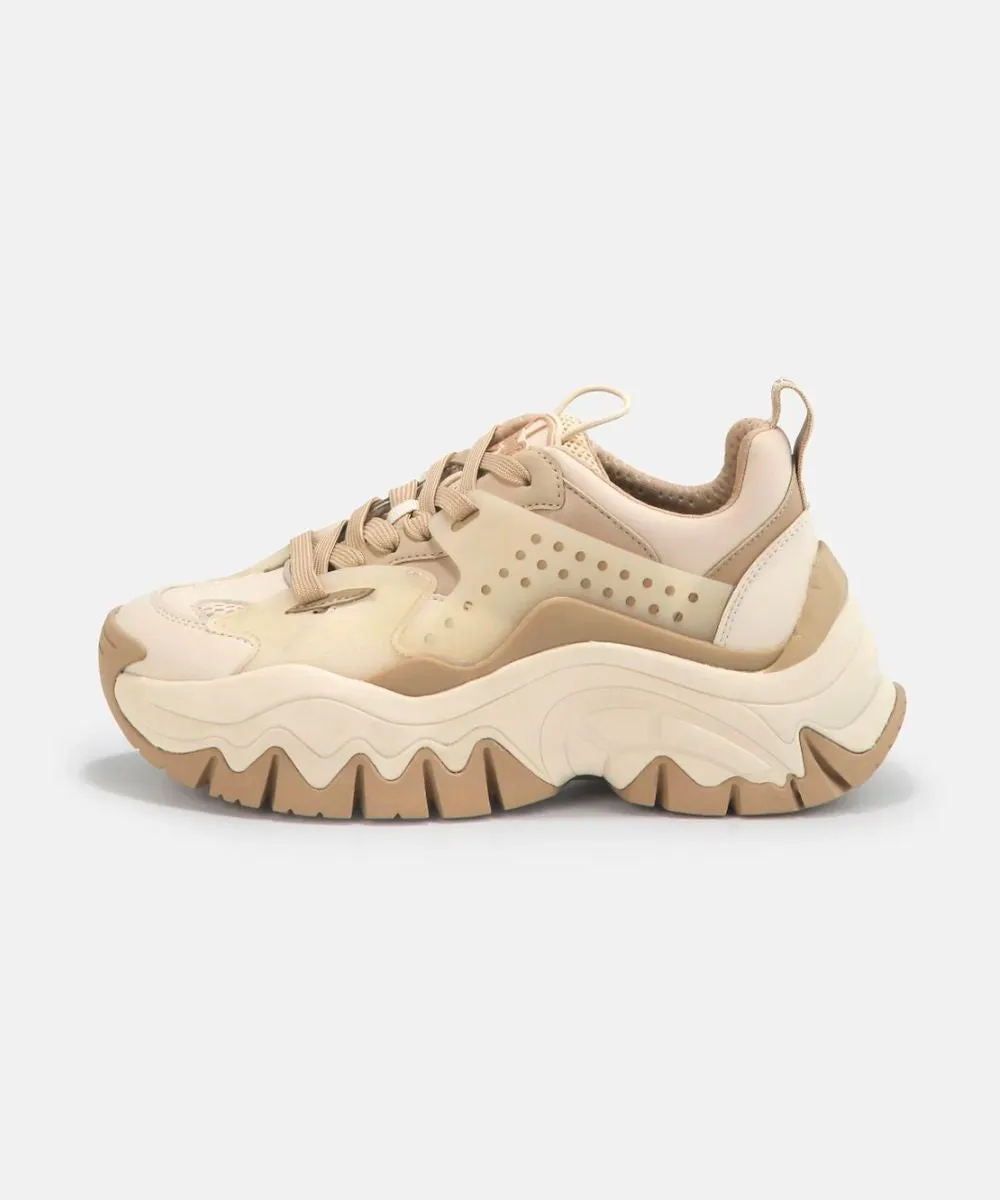 BUFFALO TRAINERS VEGAN LEATHER NUDE