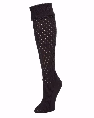 Cialda Waffle Knit Knee High Sock