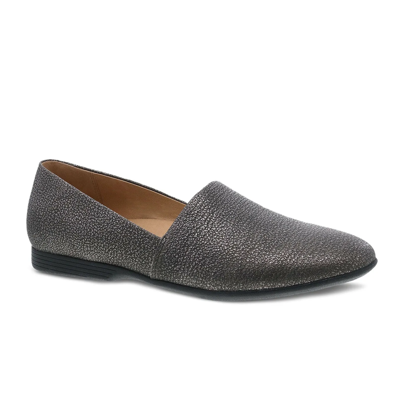 Dansko Larisa Slip On Loafer (Women) - Pewter Metallic