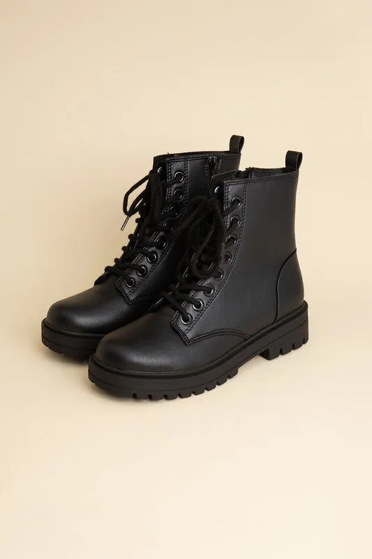 Epsom Lace-Up Boots