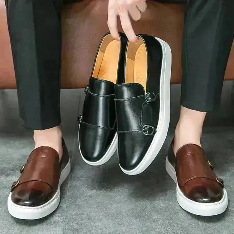 Fashion Loafers Men's Casual Slip-on Flats Shoes Formal Business Office Meeting Shoe for Men