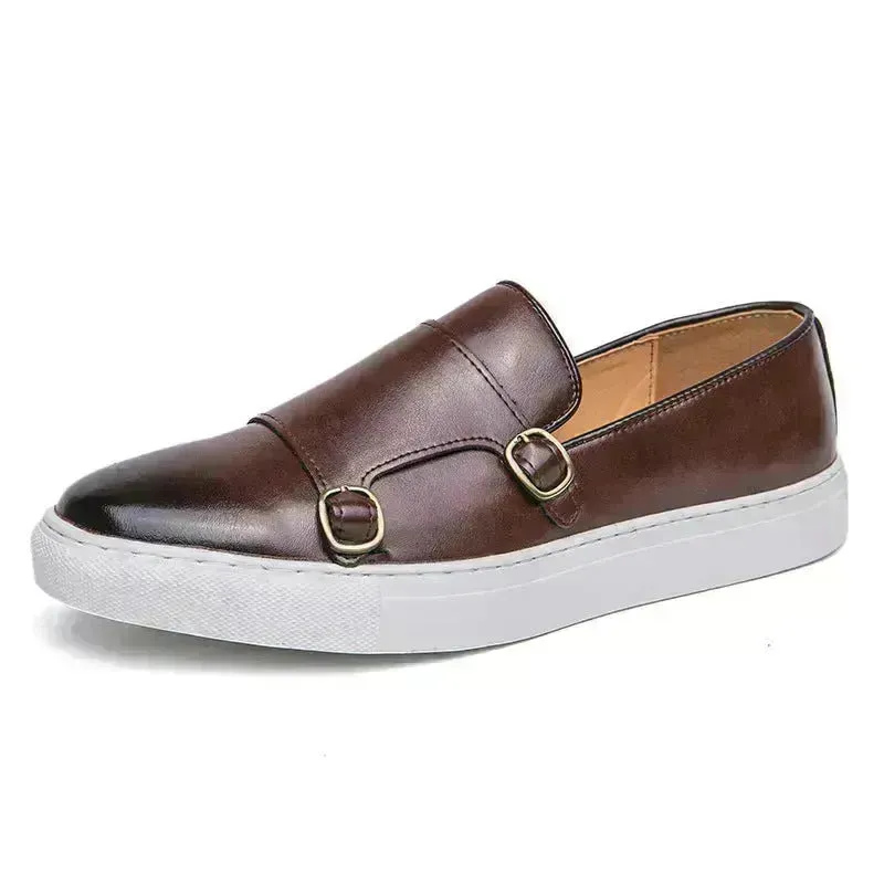 Fashion Loafers Men's Casual Slip-on Flats Shoes Formal Business Office Meeting Shoe for Men