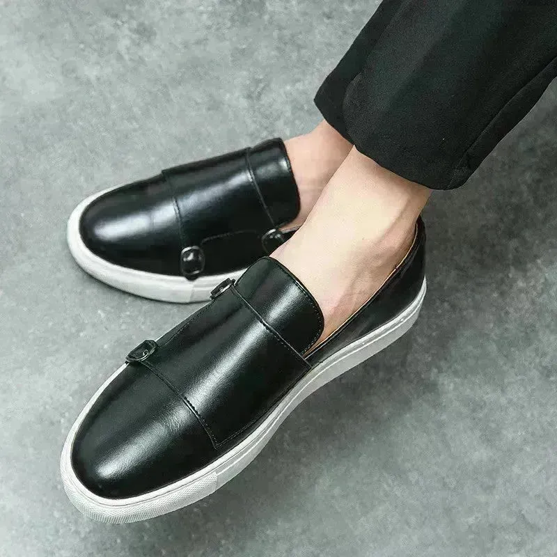 Fashion Loafers Men's Casual Slip-on Flats Shoes Formal Business Office Meeting Shoe for Men