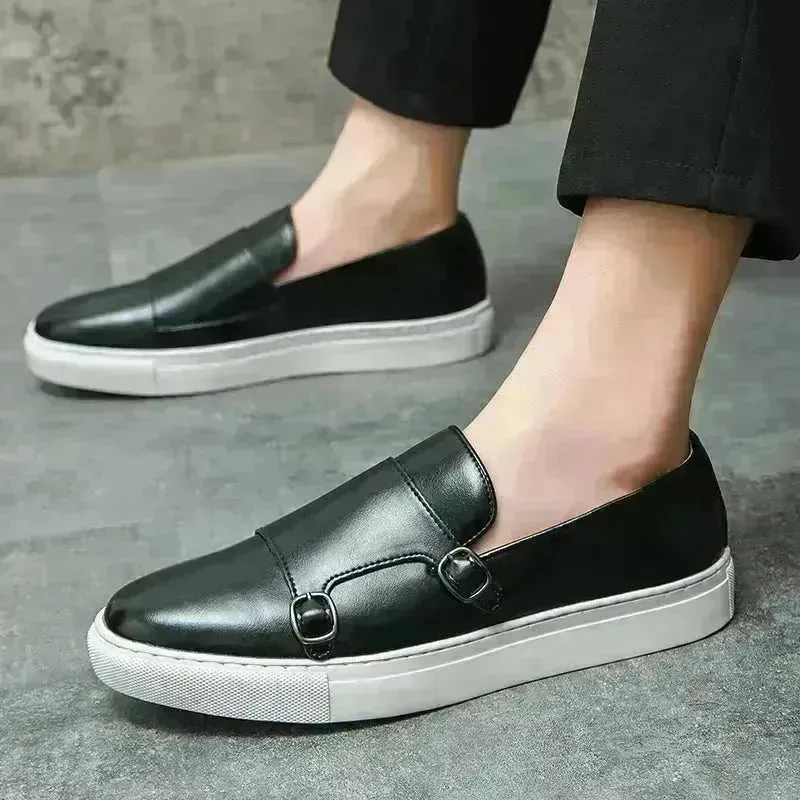 Fashion Loafers Men's Casual Slip-on Flats Shoes Formal Business Office Meeting Shoe for Men