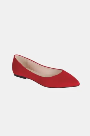 Forever Link Pointy Toe Slip On Flat Loafers