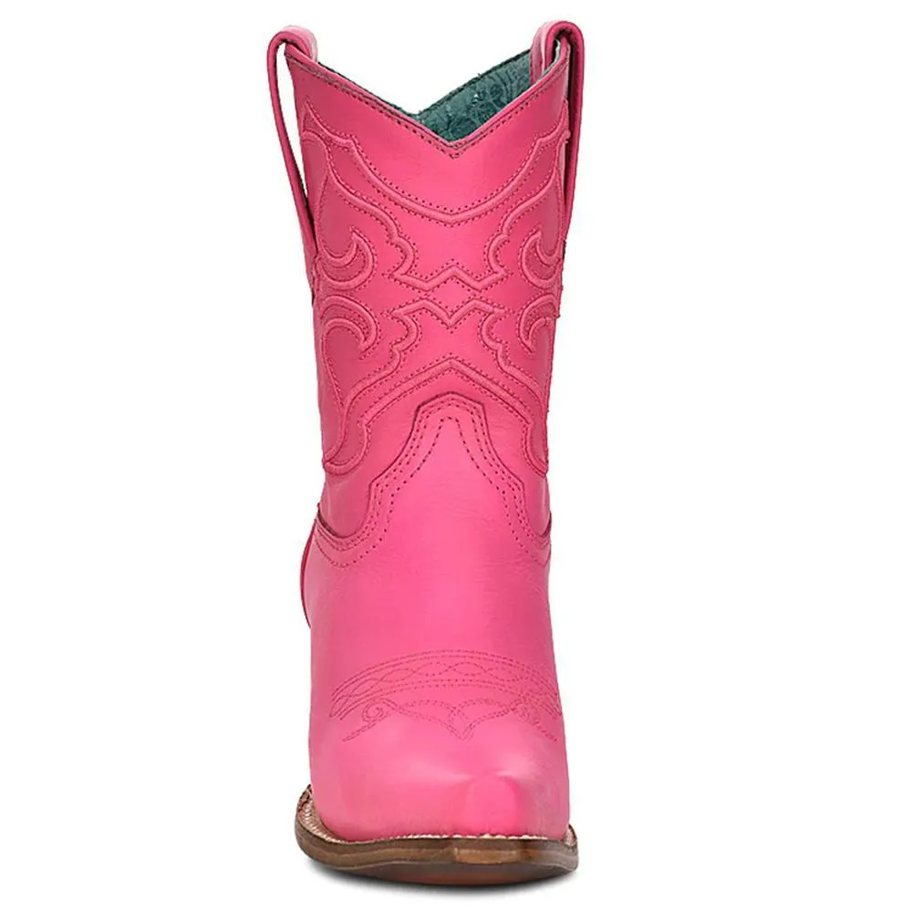 Fuchsia Embroidered Ankle Boots Corral Z5137