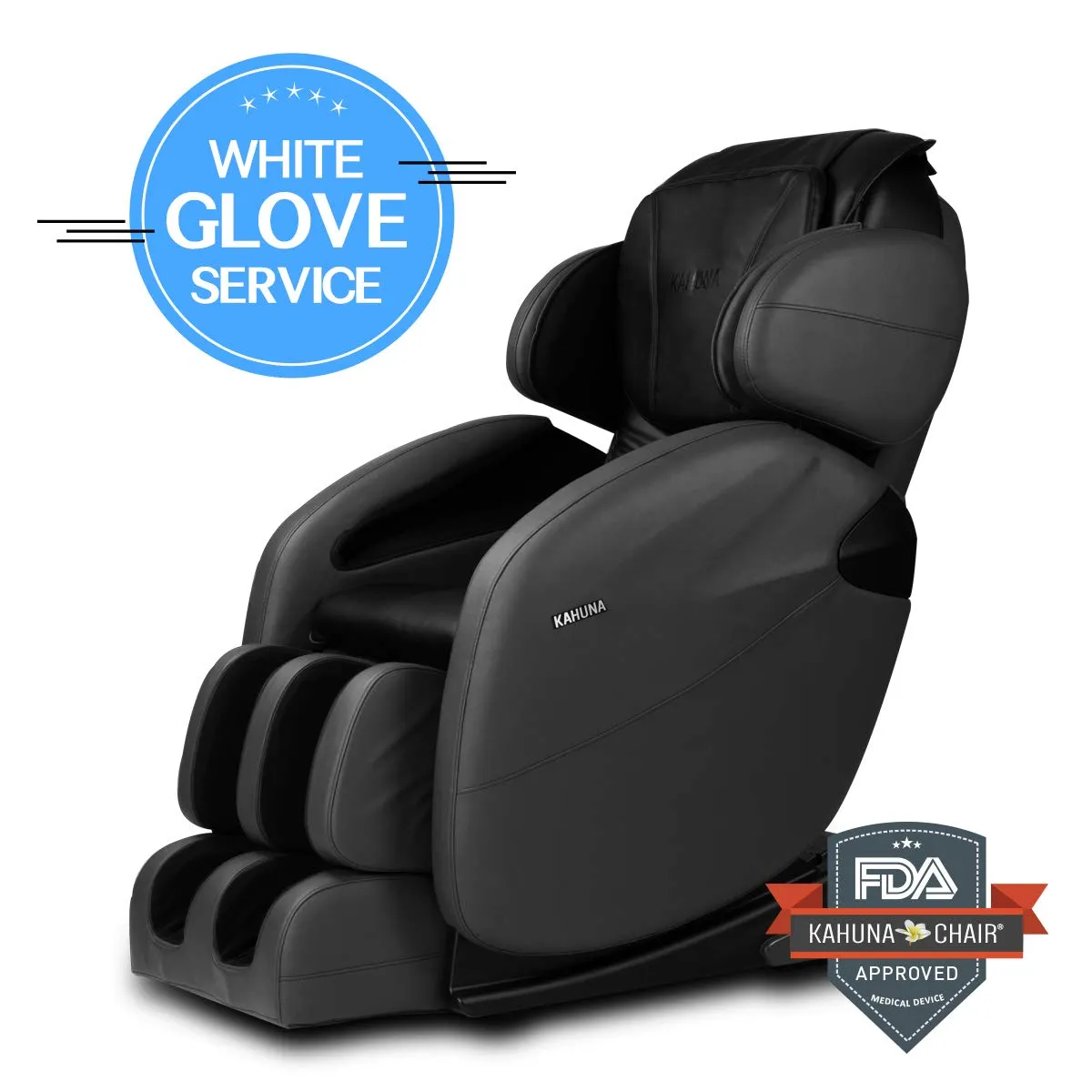 Gero Gravity Full-Body Kahuna Massage Chair (Black Wg)