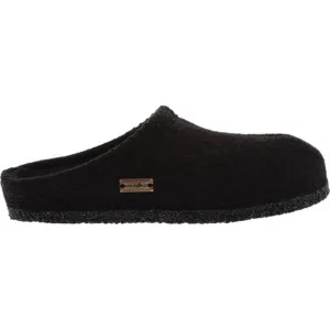 Haflinger-Gerda Hoehm AS Wool Slipper - 611002-3-BLACK