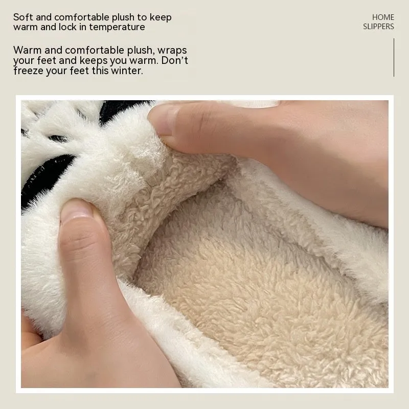 Home Soft Bottom Plush Slippers