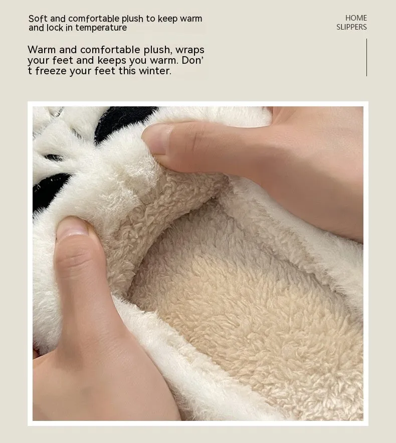 Home Soft Bottom Plush Slippers