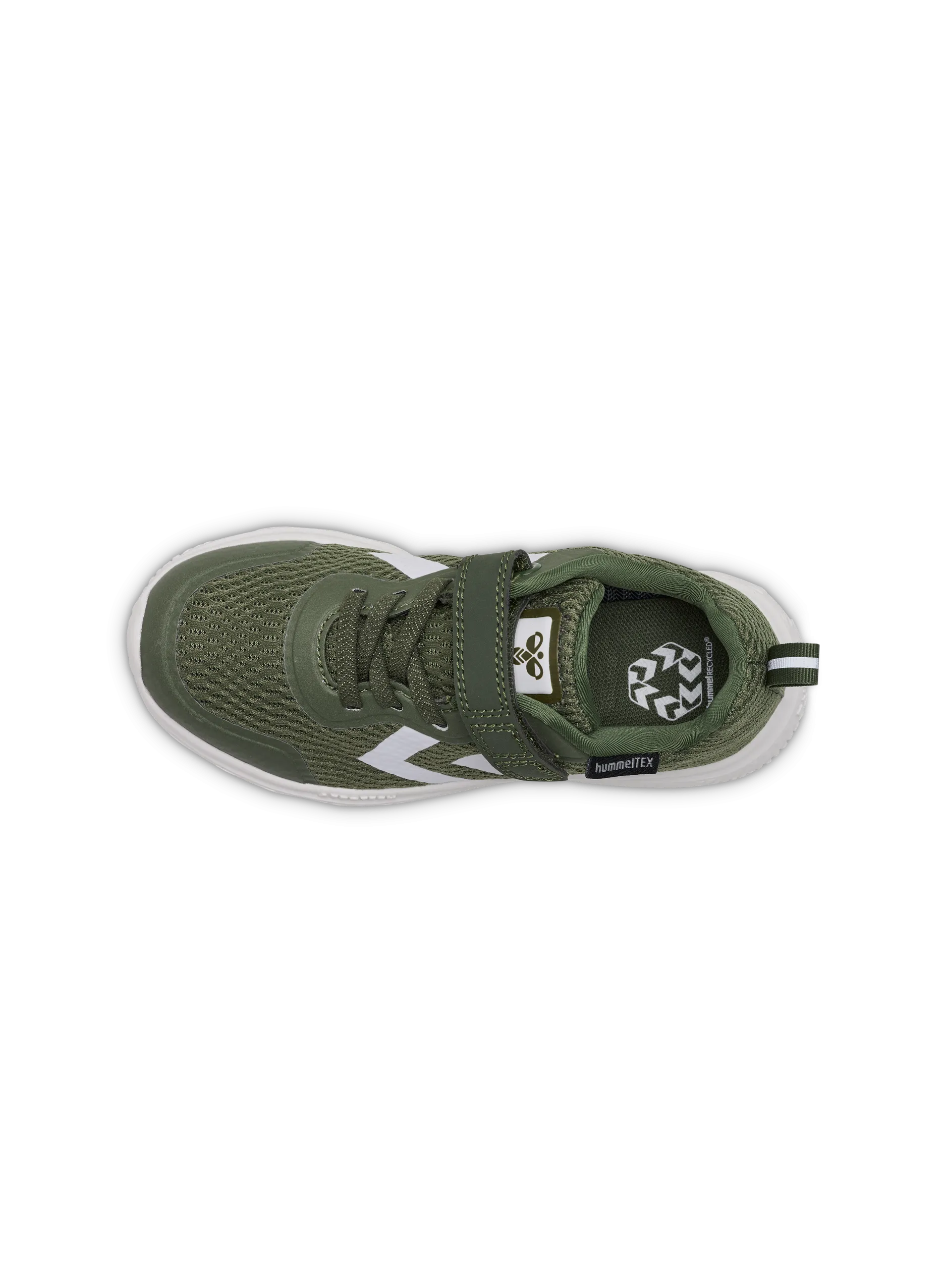 Hummel Actus Tex Boys Olive Green Waterproof Trainer