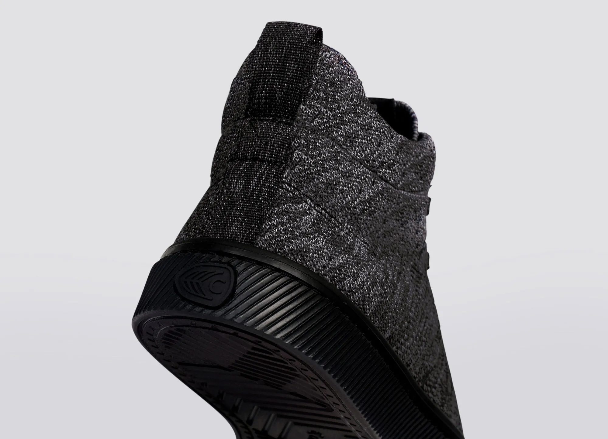 IBI High Stone Black Knit Sneaker Men