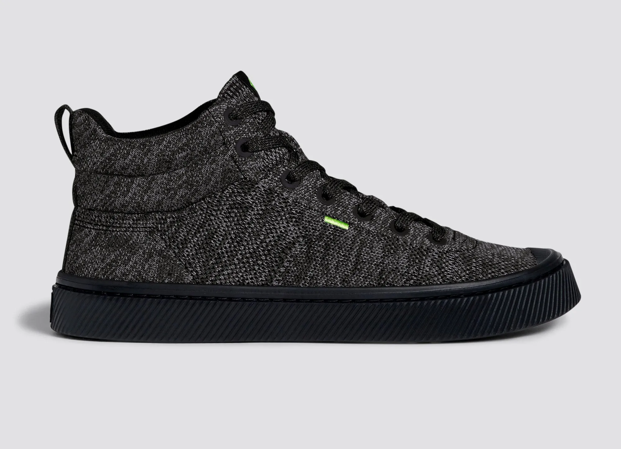 IBI High Stone Black Knit Sneaker Men