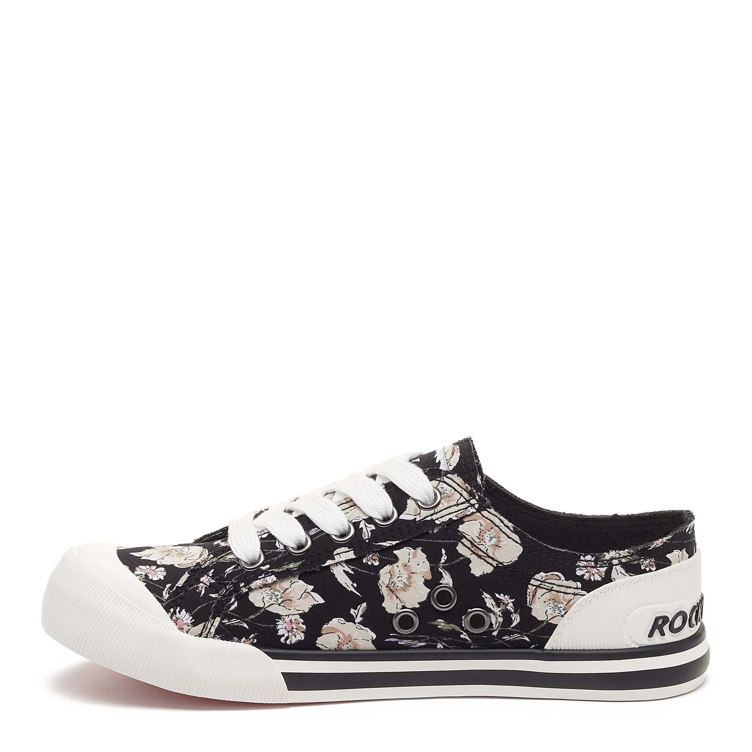 Jazzin Black Bellbrook Rose Trainers