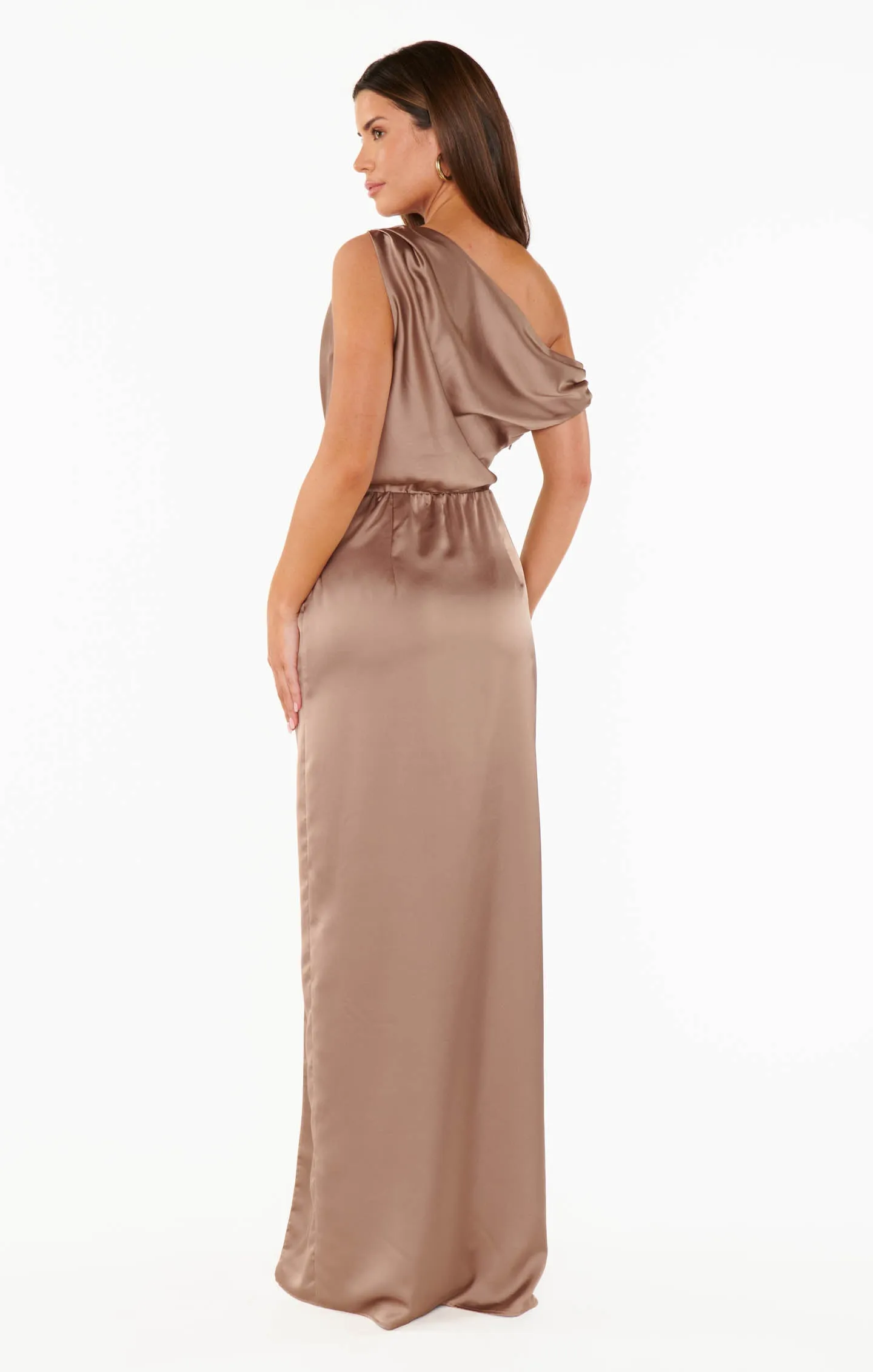 Jodie Dress ~ Dune Luxe Satin