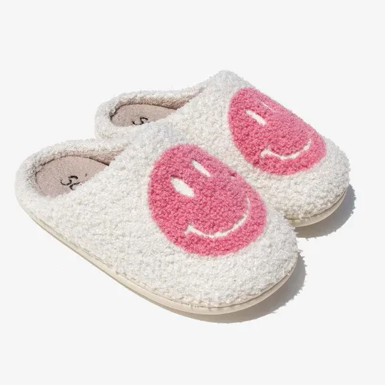 Joyful Soles - Happy Face Slippers