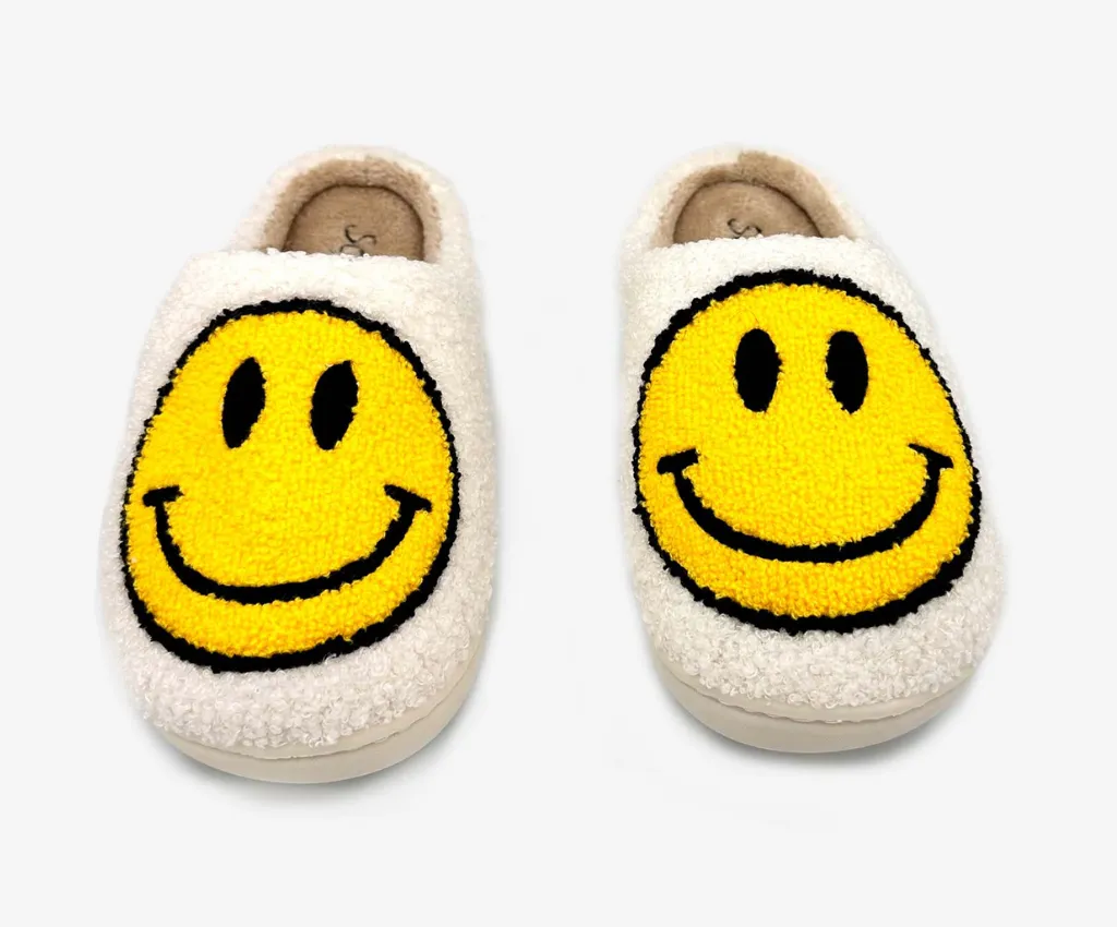 Joyful Soles - Happy Face Slippers