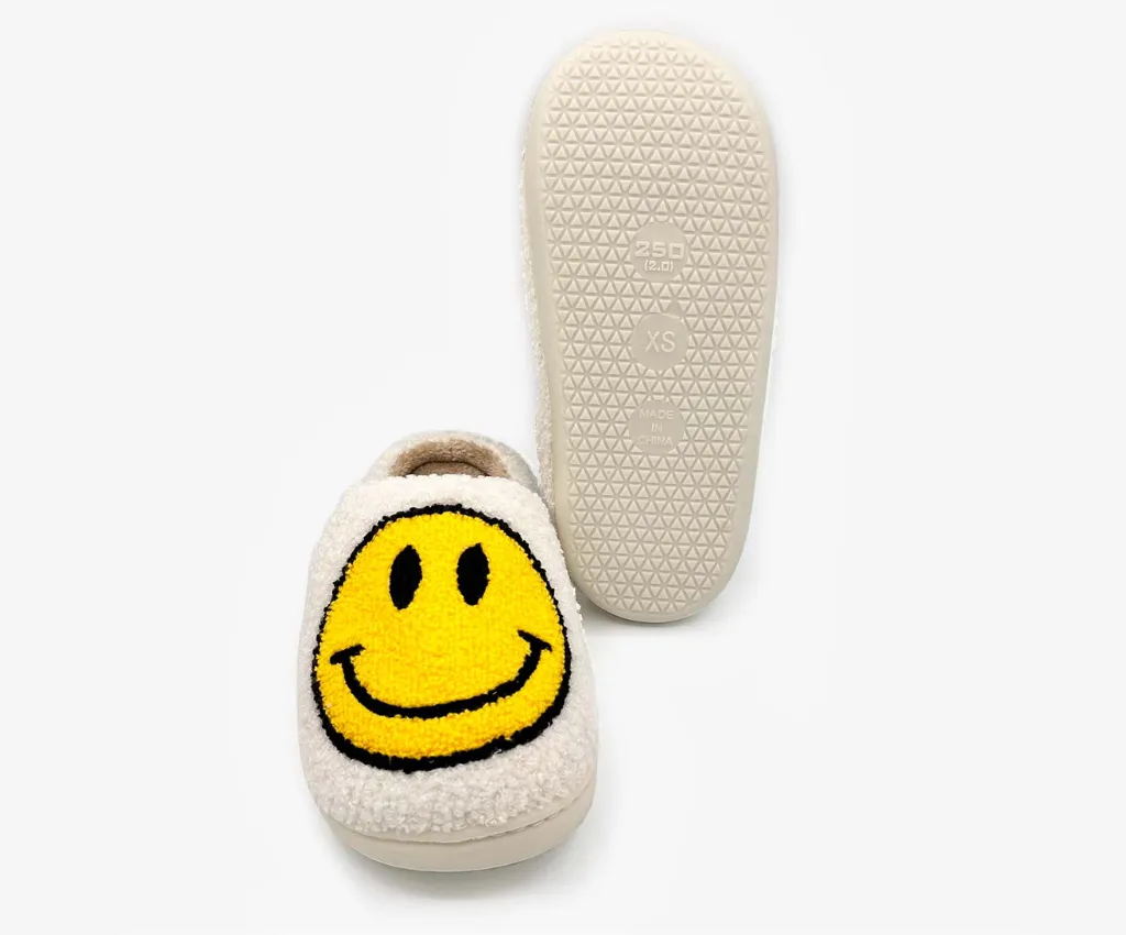 Joyful Soles - Happy Face Slippers