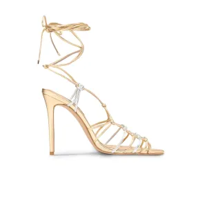 Karla Sandal Gold & Silver Metallic