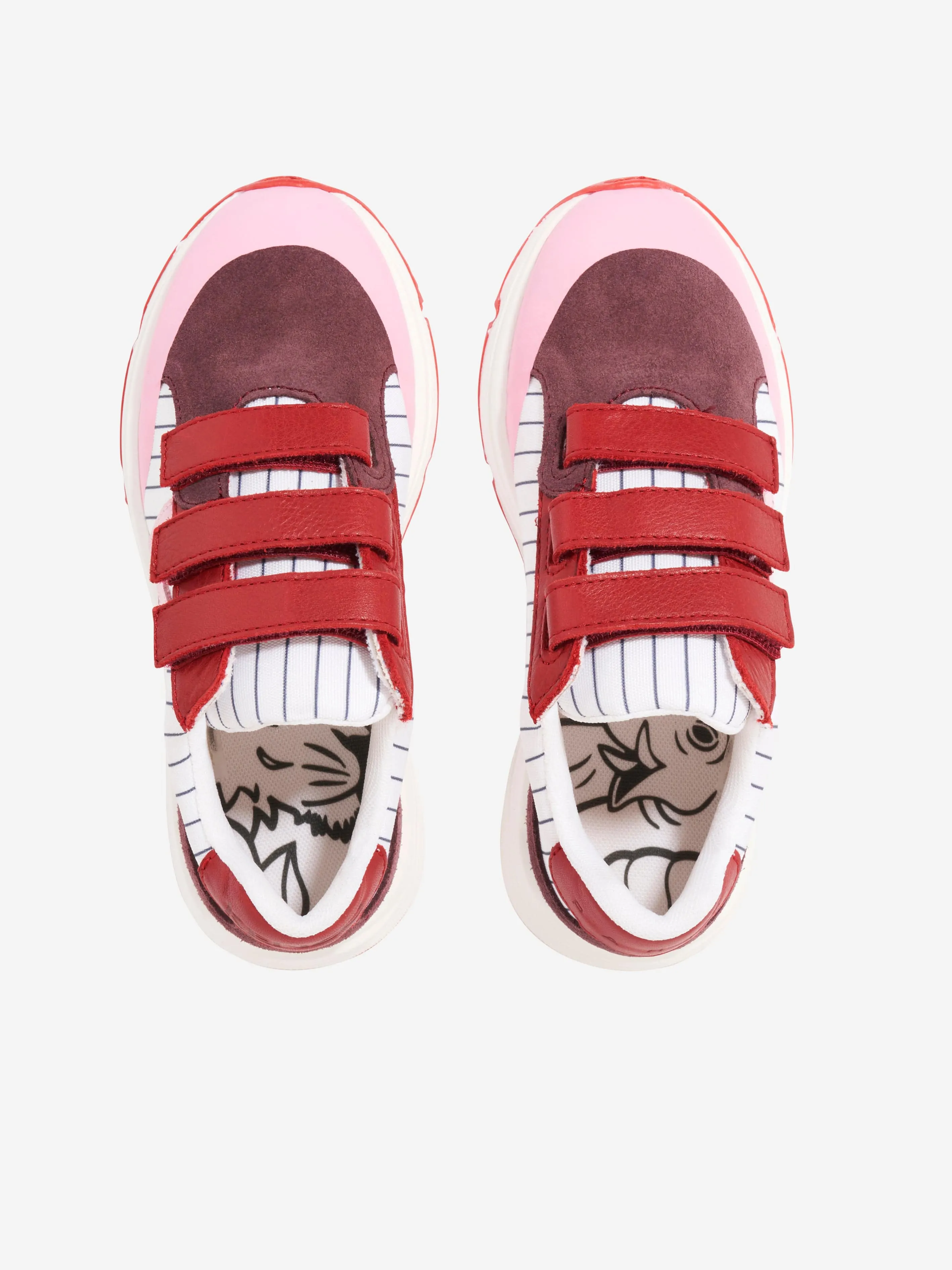 KENZO Kids Branded Trainers in Ivory